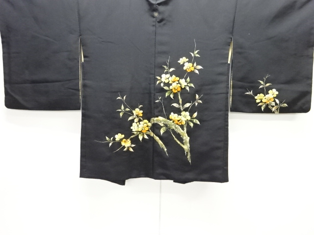 JAPANESE HAORI / EMBROIDERY / BRANCH FLOWER